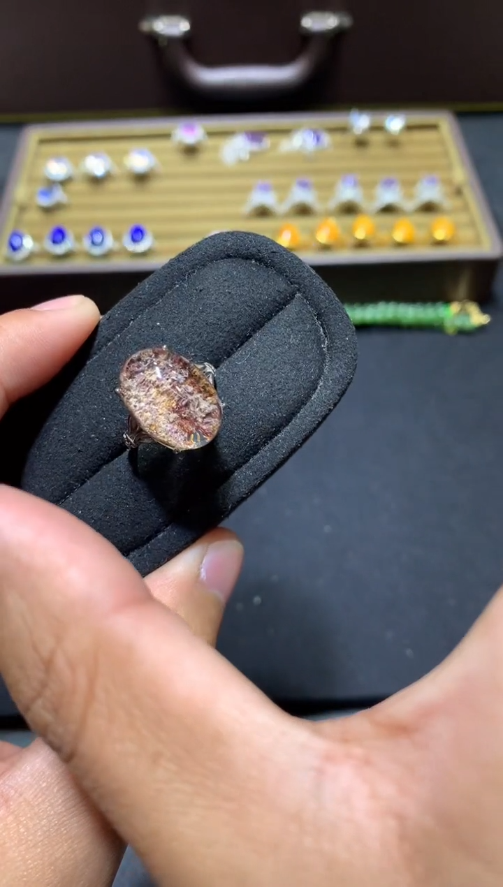 未镶嵌戒指水晶K128