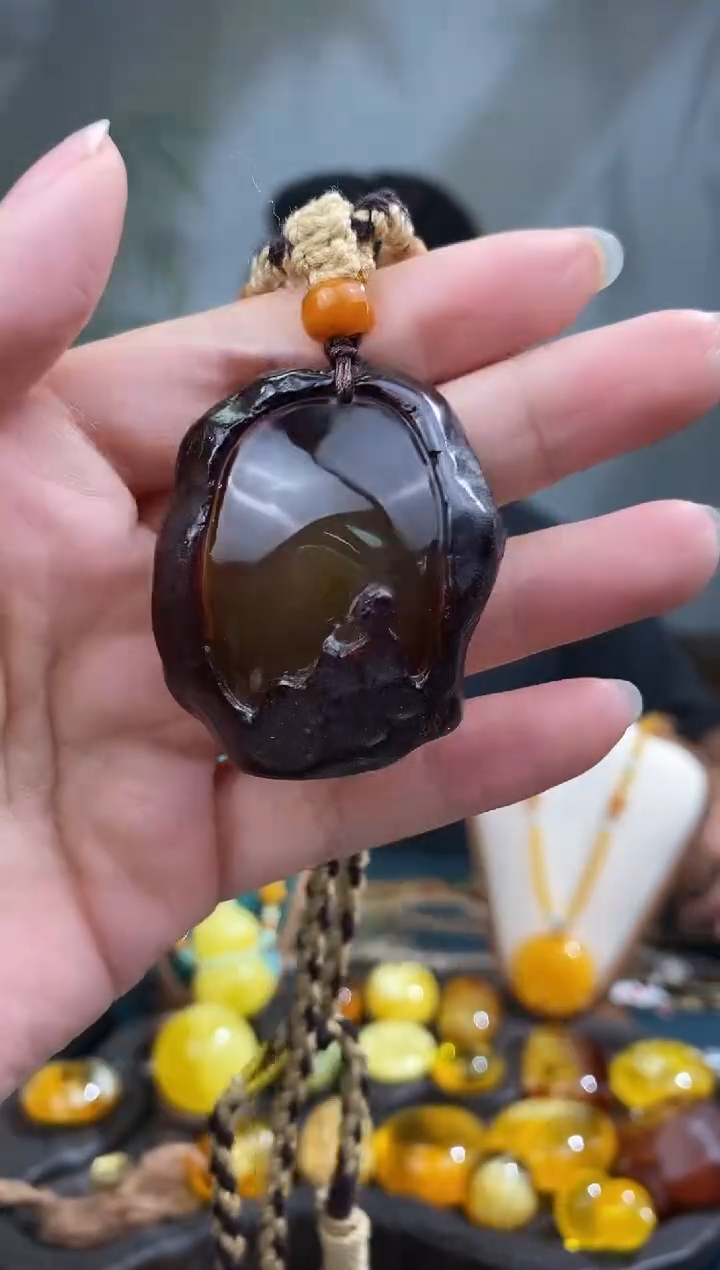 裸石琥珀未镶嵌基地发货 一物一证 顺丰包邮