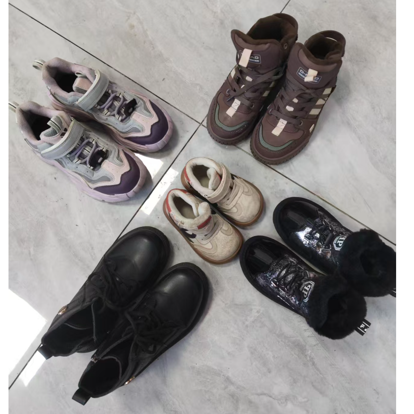 尖头常规款保暖秋冬皮带扣马丁靴棉靴女士时尚高帮