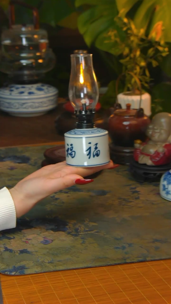 【闪购商品】景德镇陶瓷灯摆件