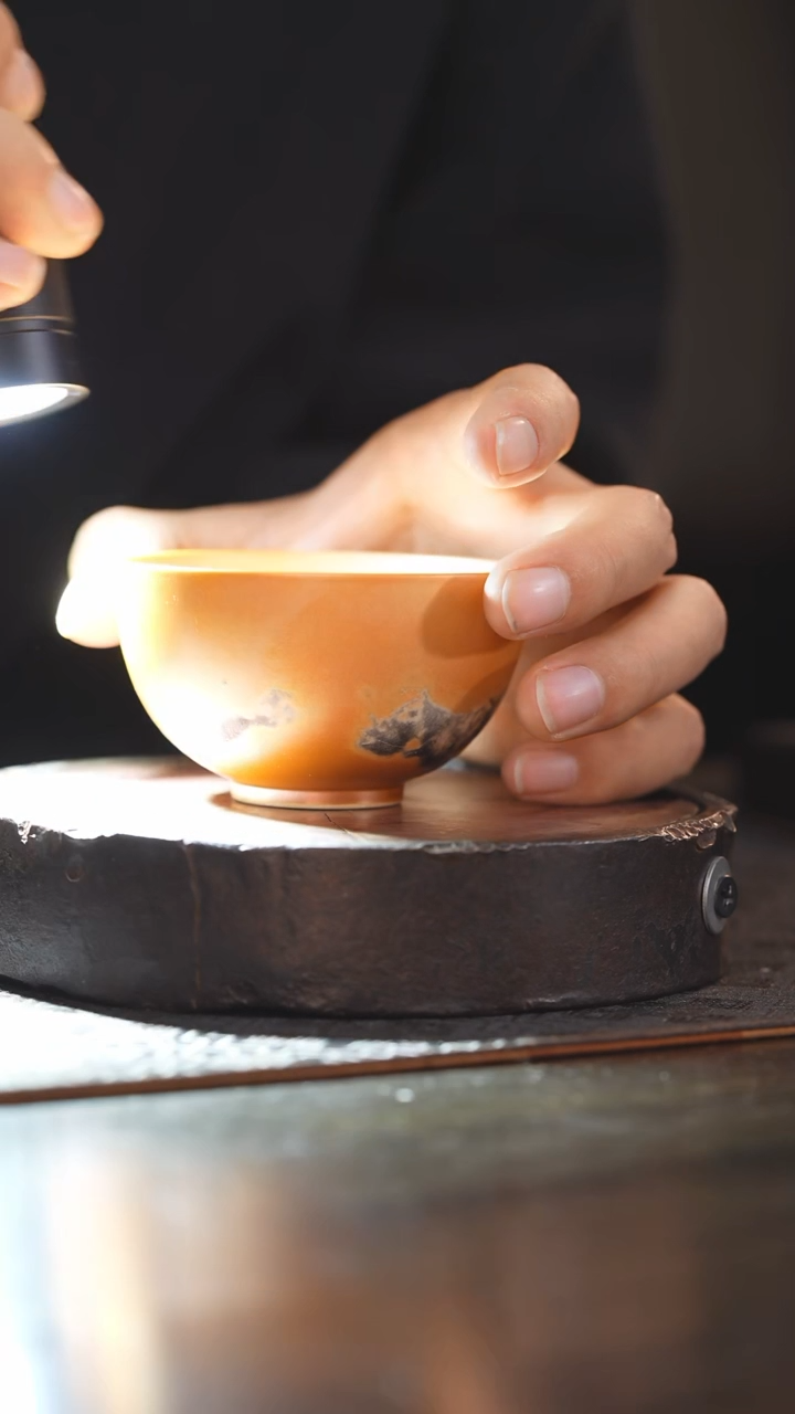 【闪购商品】杯52柴房陶瓷 金红落灰