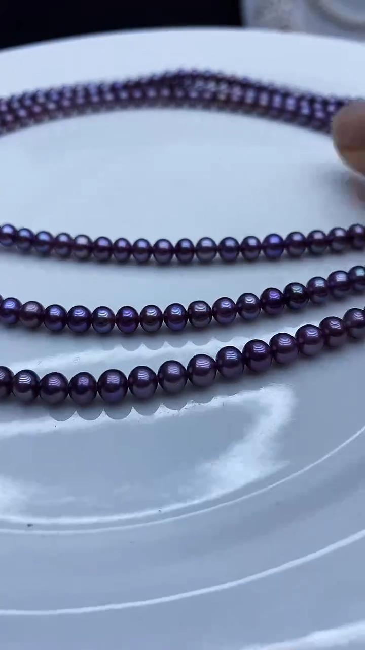 项链银S925镶嵌淡水珍珠项链多样性发其一