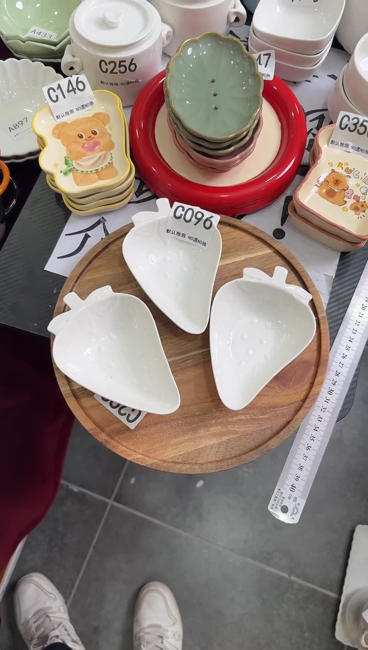 摆件陶C096-3个   仓库微瑕陶瓷清仓福利