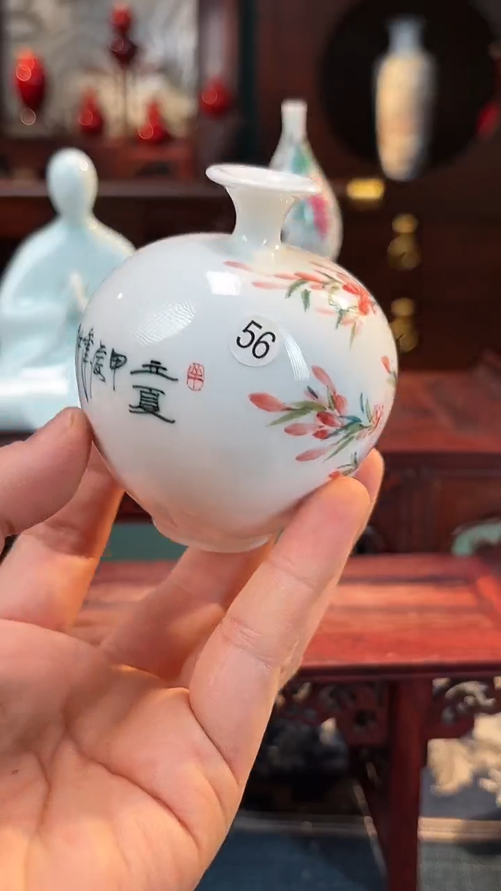 【闪购商品】摆件纯手工手绘原创瓷器