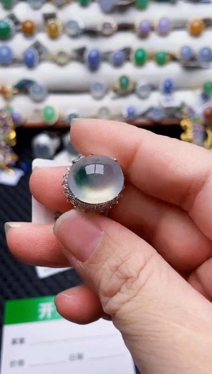 未镶嵌戒指翡翠旺**奶5549