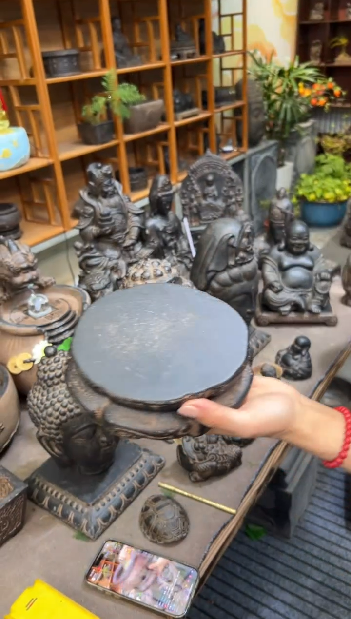 陶土【火山泥】金箍坛底座