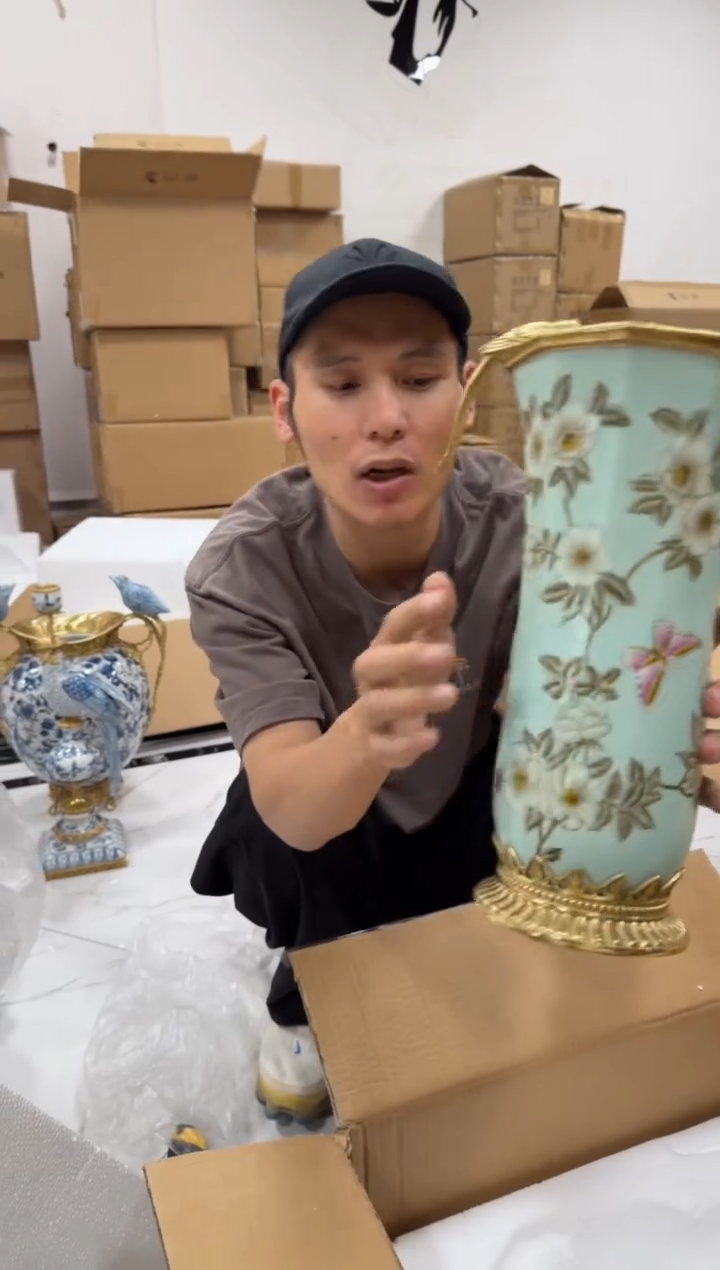 黄铜黛姿家居装饰品摆件  