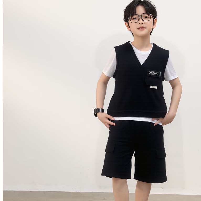 16084高端专享夏款套装黑色（斯）