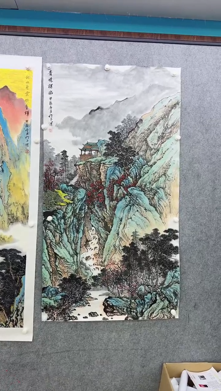 【闪购商品】绘画绘画Y-张伦玉-六尺-山水画