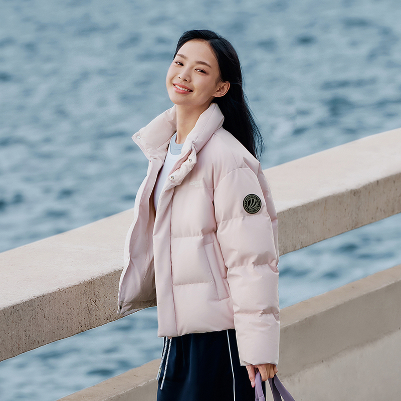 【波司登旗舰店】2025冬季新款立领短款中性休闲时尚保暖外套A6360