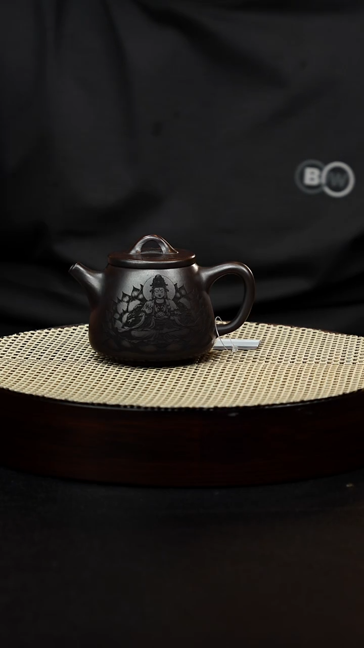 茶壶紫砂宜兴原矿纯手工紫砂 高瓢 石红
