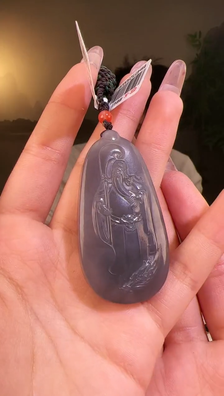 【闪购商品】和田玉颈饰未镶嵌关公1151