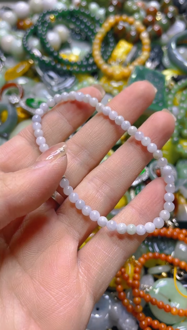 颈饰未镶嵌翡翠4mm