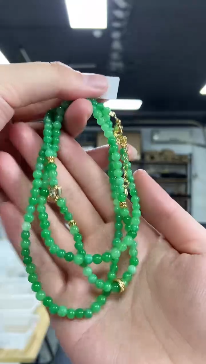 【闪购商品】翡翠颈饰未镶嵌多样性发其一颜色微差