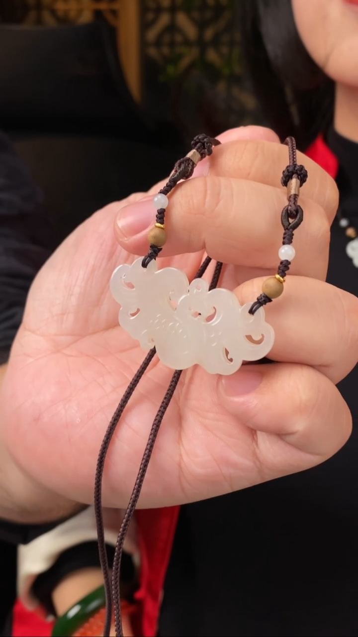 【闪购商品】和田玉吊坠未镶嵌【玉道侠侣】凤牌