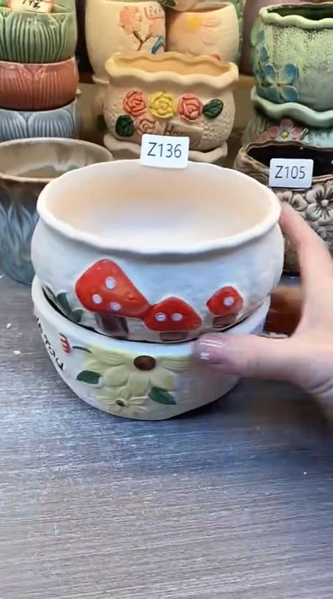 @@陶瓷多肉花盆Z136