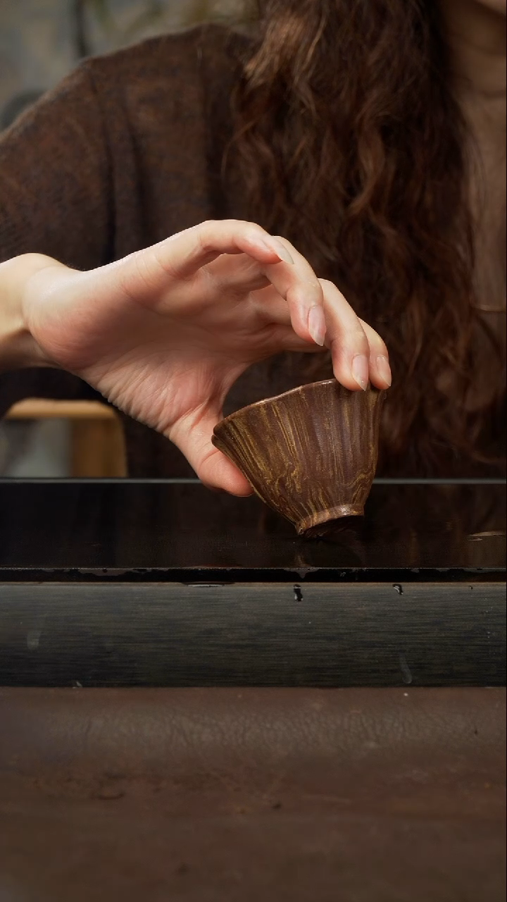 茶壶紫砂8 绞泥杯 