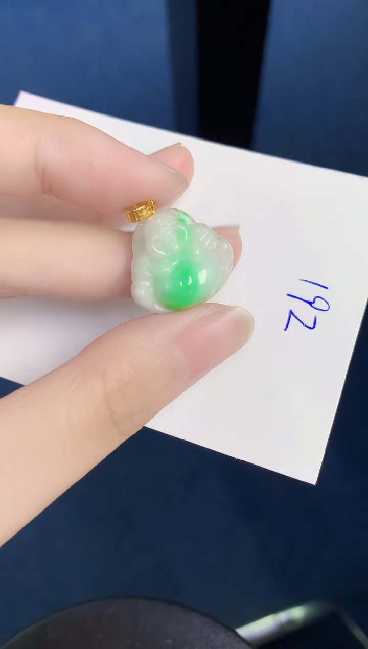 翡翠银S925镶嵌颈饰天然翡翠缅甸A货