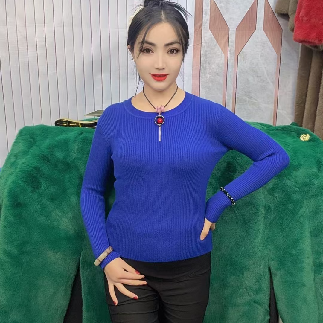 裙子网红时尚针织百搭加绒