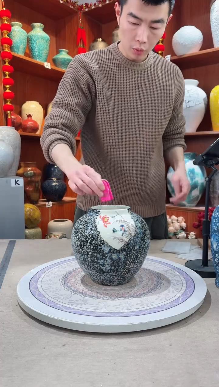 【闪购商品】瓶陶瓷花瓶 无花 微瑕a725  