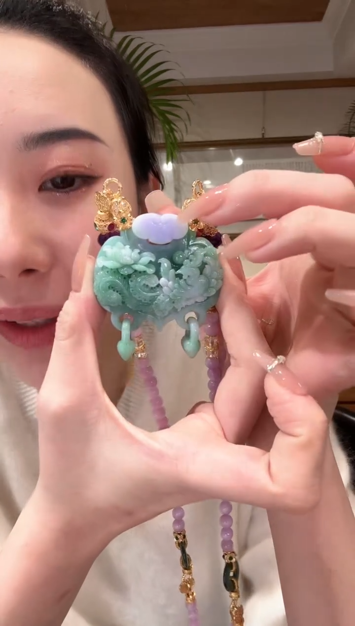 【闪购商品】翡翠颈饰未镶嵌国风