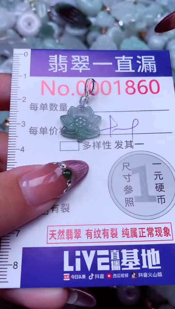 吊坠(不含链)未镶嵌翡翠1860