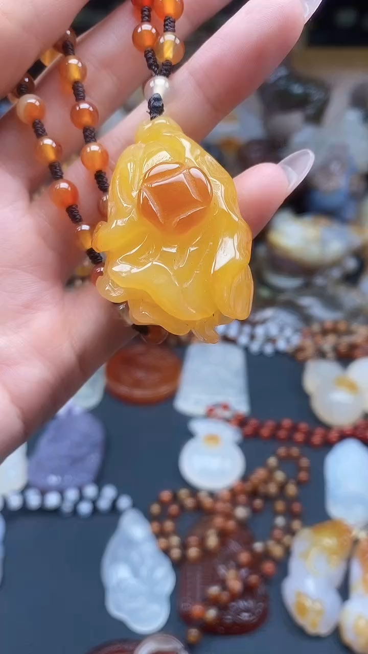 【闪购商品】玛瑙/玉髓颈饰未镶嵌dd