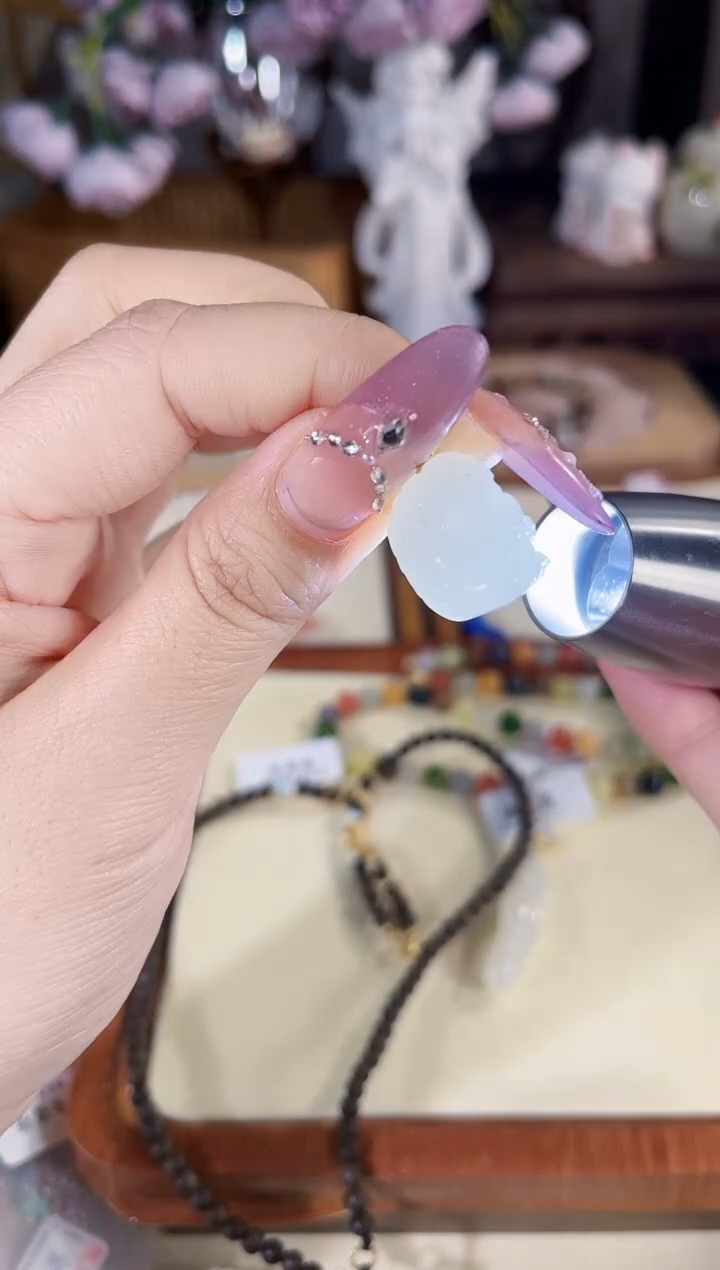 吊坠(不含链)银S925镶嵌和田玉多样性发其一孤品默认微瑕