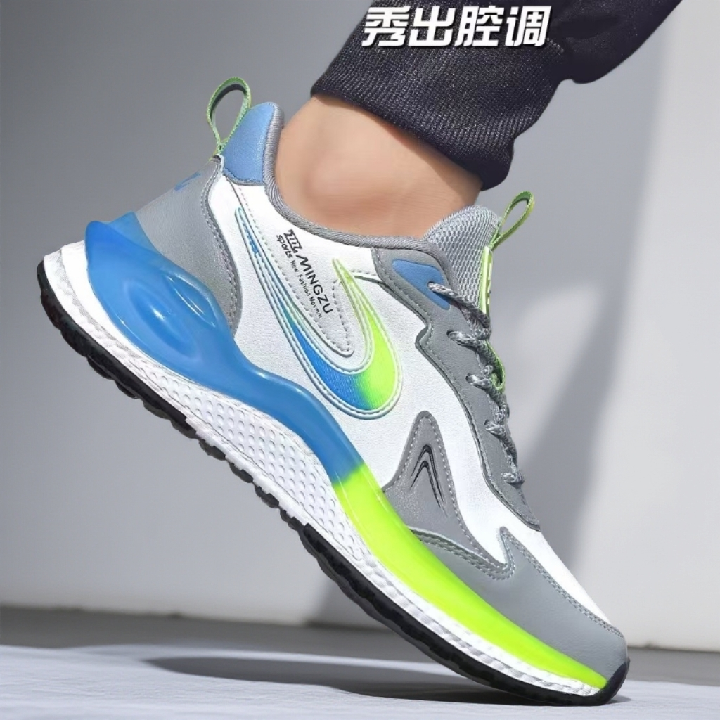 （拍大一码）耐磨拼色低帮车缝线时尚休闲鞋6602