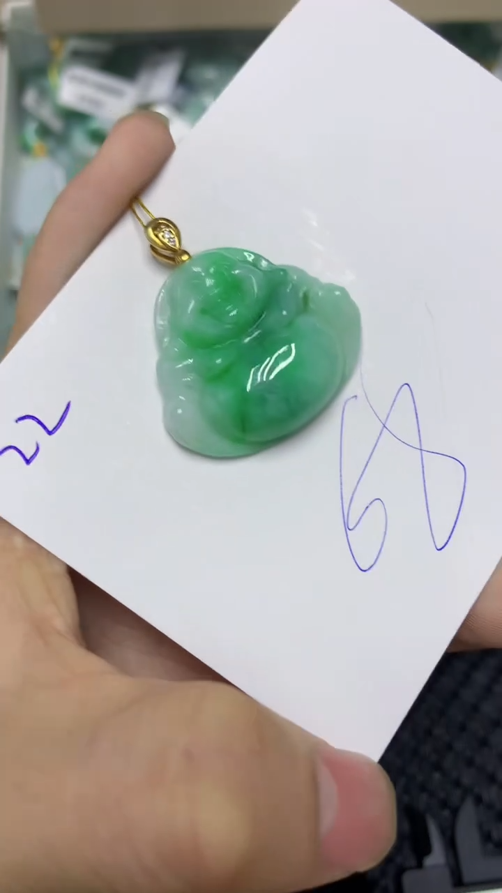 颈饰未镶嵌翡翠缅甸A货翡翠