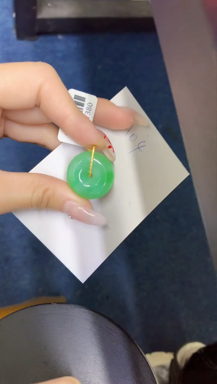 【闪购商品】翡翠颈饰18K金镶嵌0000000000