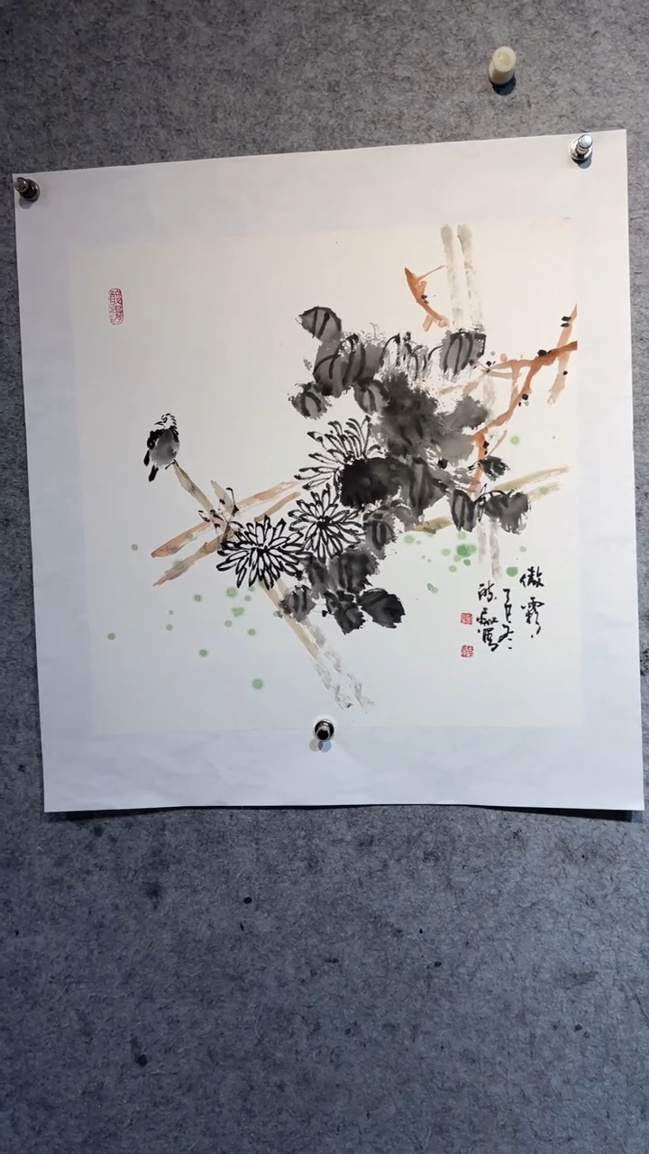 国画海*韵张自学水墨国画21