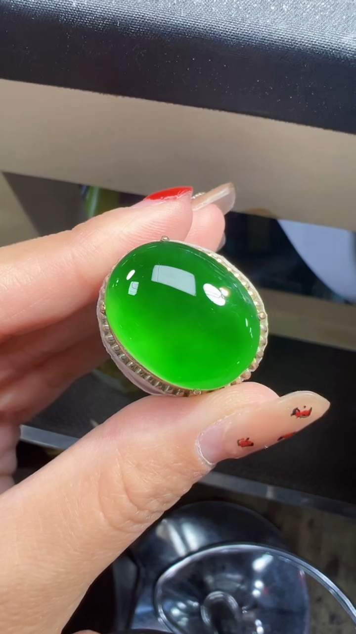 【闪购商品】定制翡翠未镶嵌蛋面商品多样性发货1