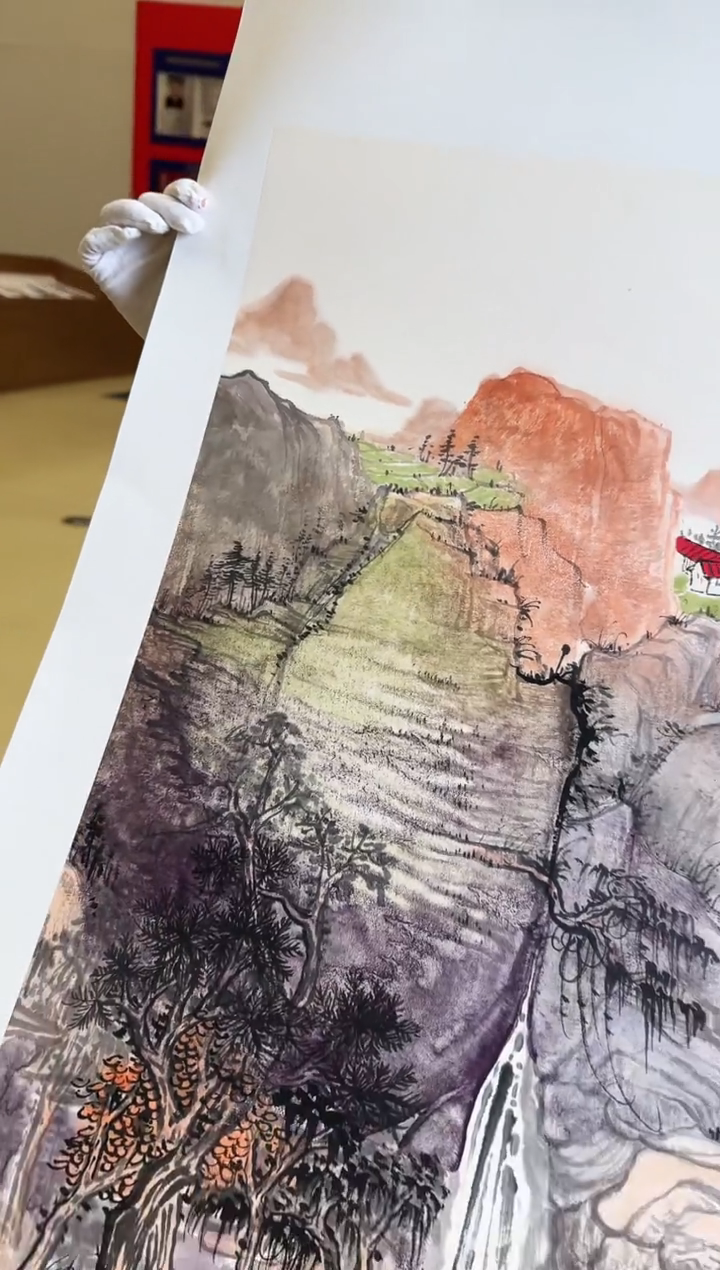 国画13送书众合郝凤先老师作品