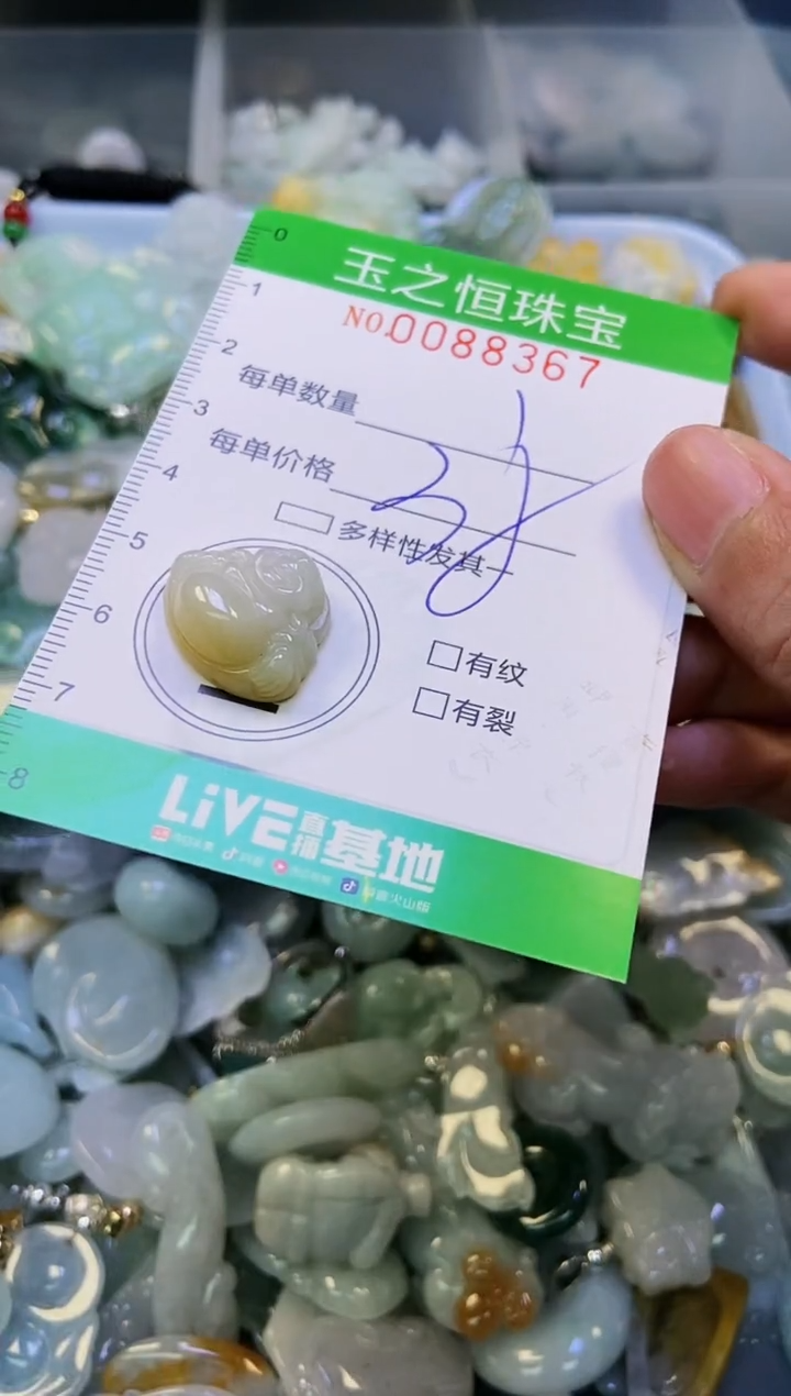翡翠未镶嵌颈饰闪购0088367