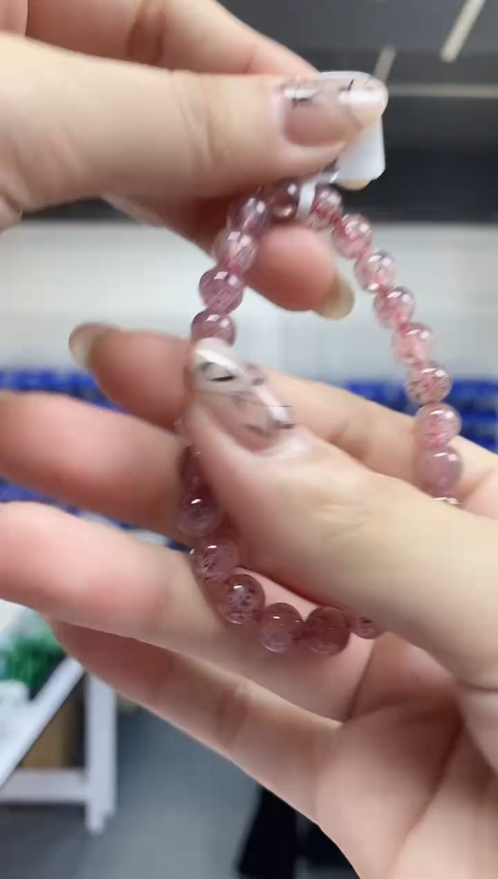 【闪购商品】水晶手串未镶嵌多样性发其一颜色微差