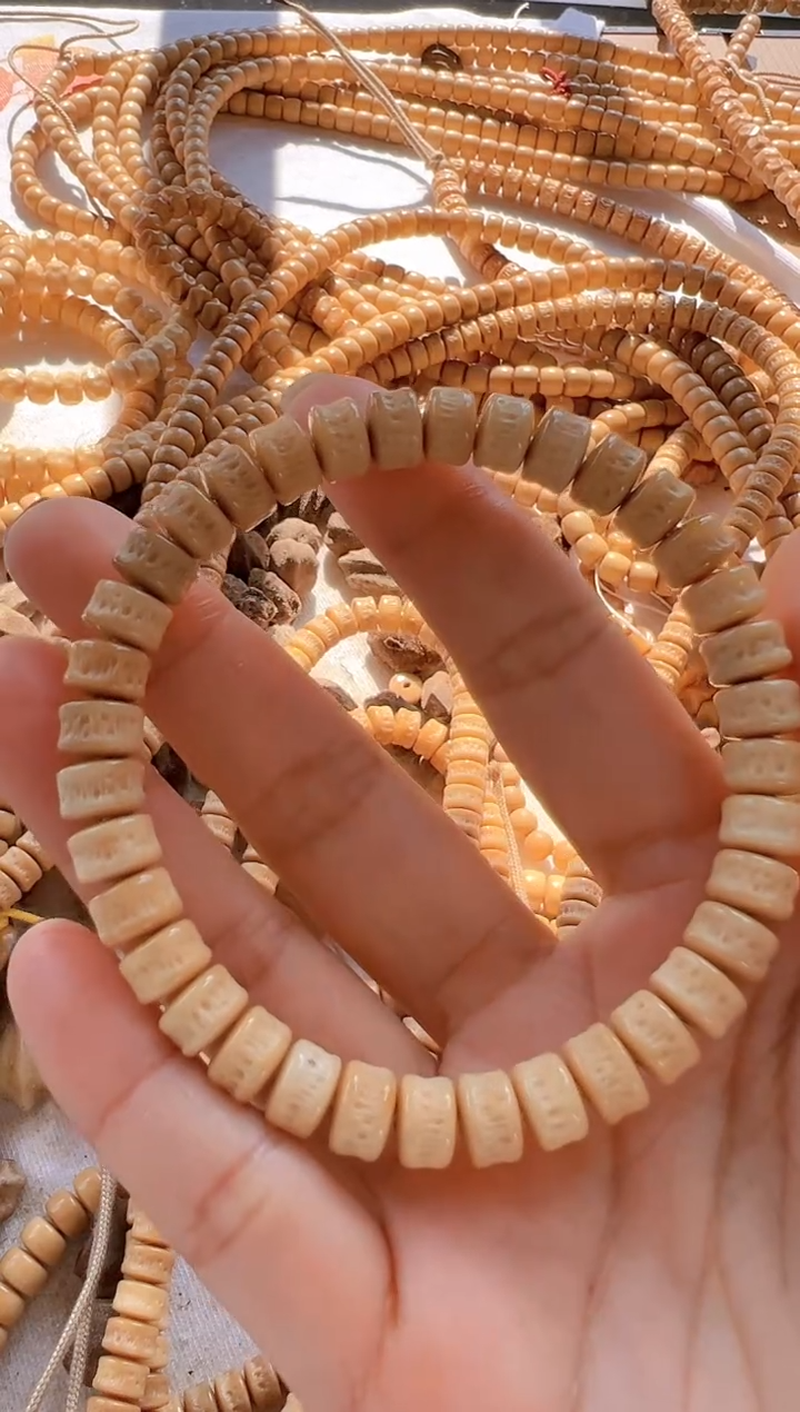 【闪购商品】菩提根/象牙果手串龙脊卡8.5龙嘎单圈 6号