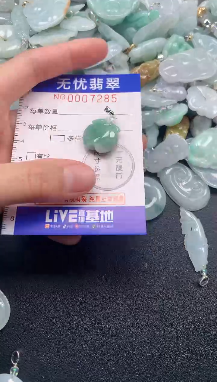颈饰未镶嵌翡翠7285