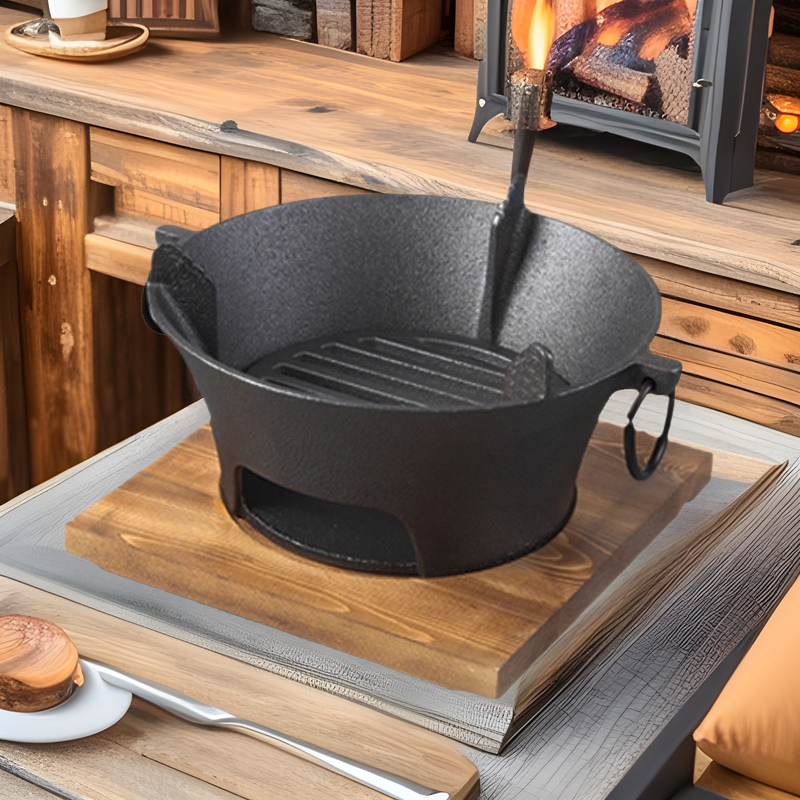 【淄博烧烤】老式炭炉子木炭火锅炉家用打边炉烤肉煮茶碳炉铁围炉