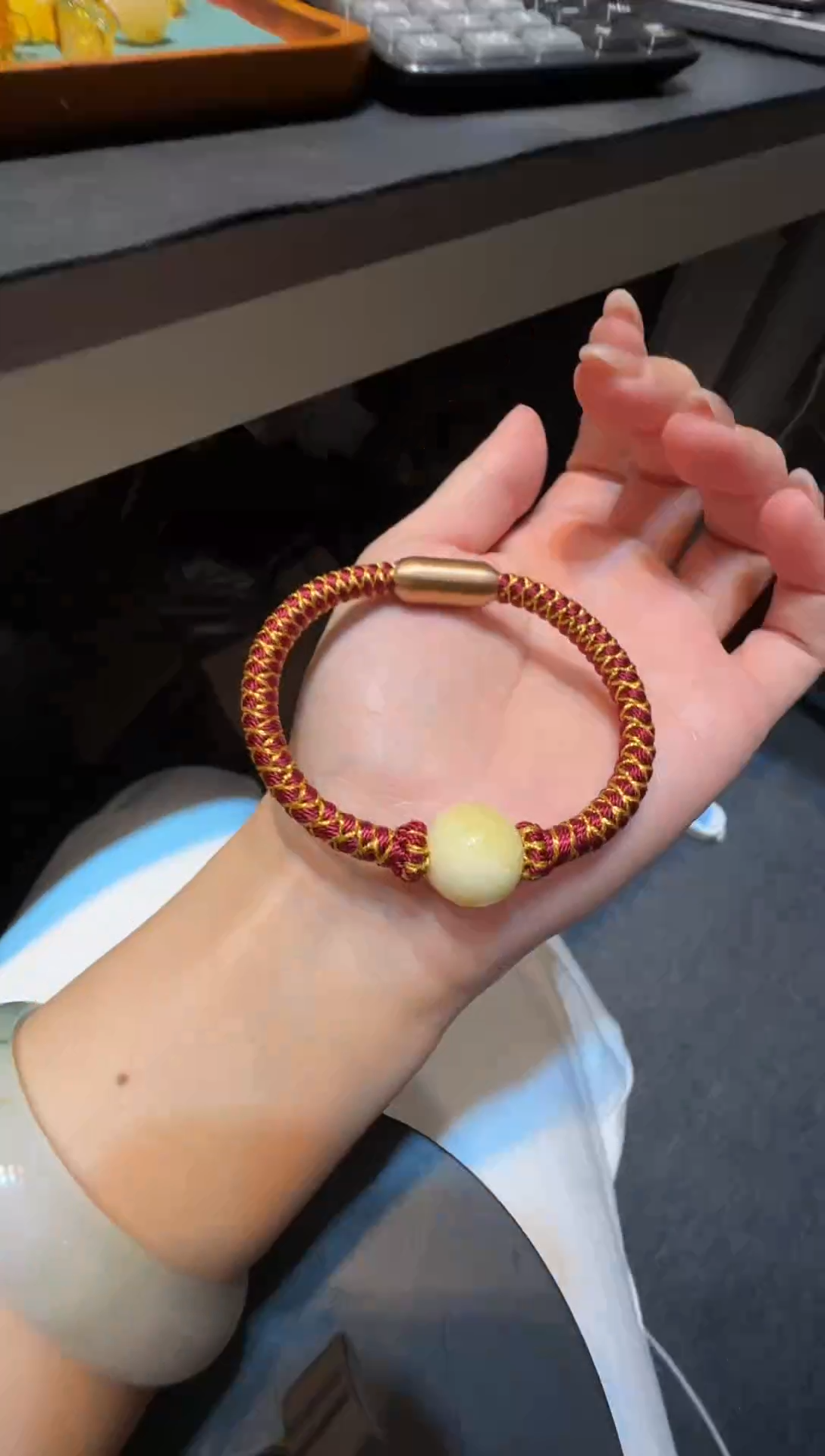 【闪购商品】琥珀珠宝奇石未镶嵌圆珠手绳