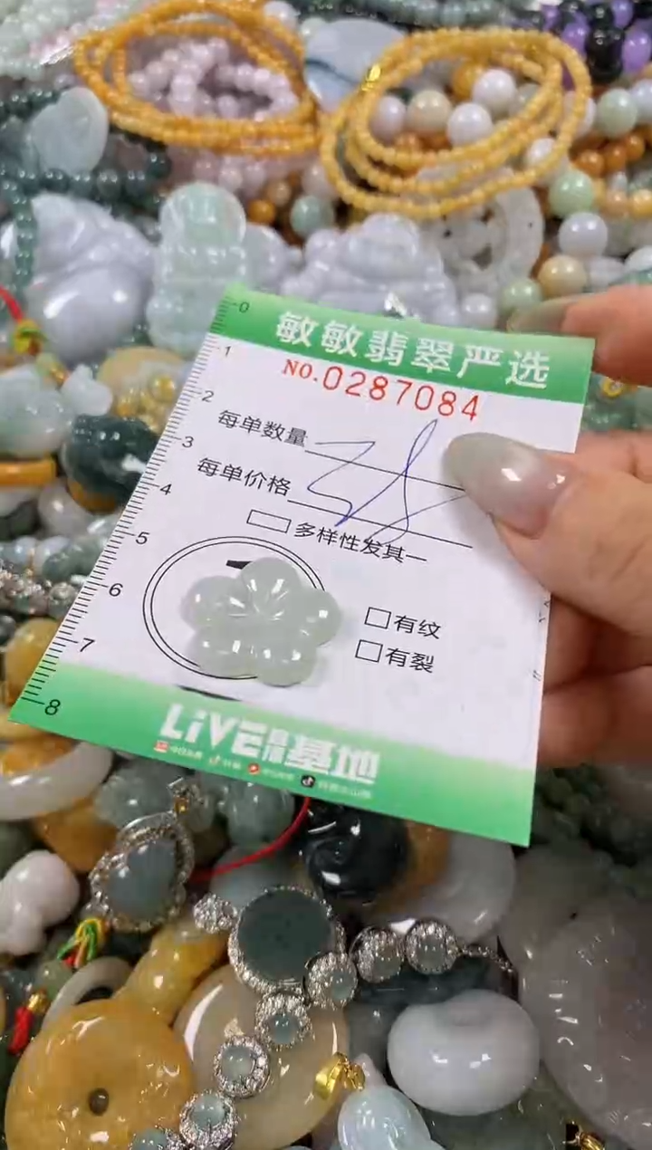 翡翠未镶嵌颈饰闪购0287084