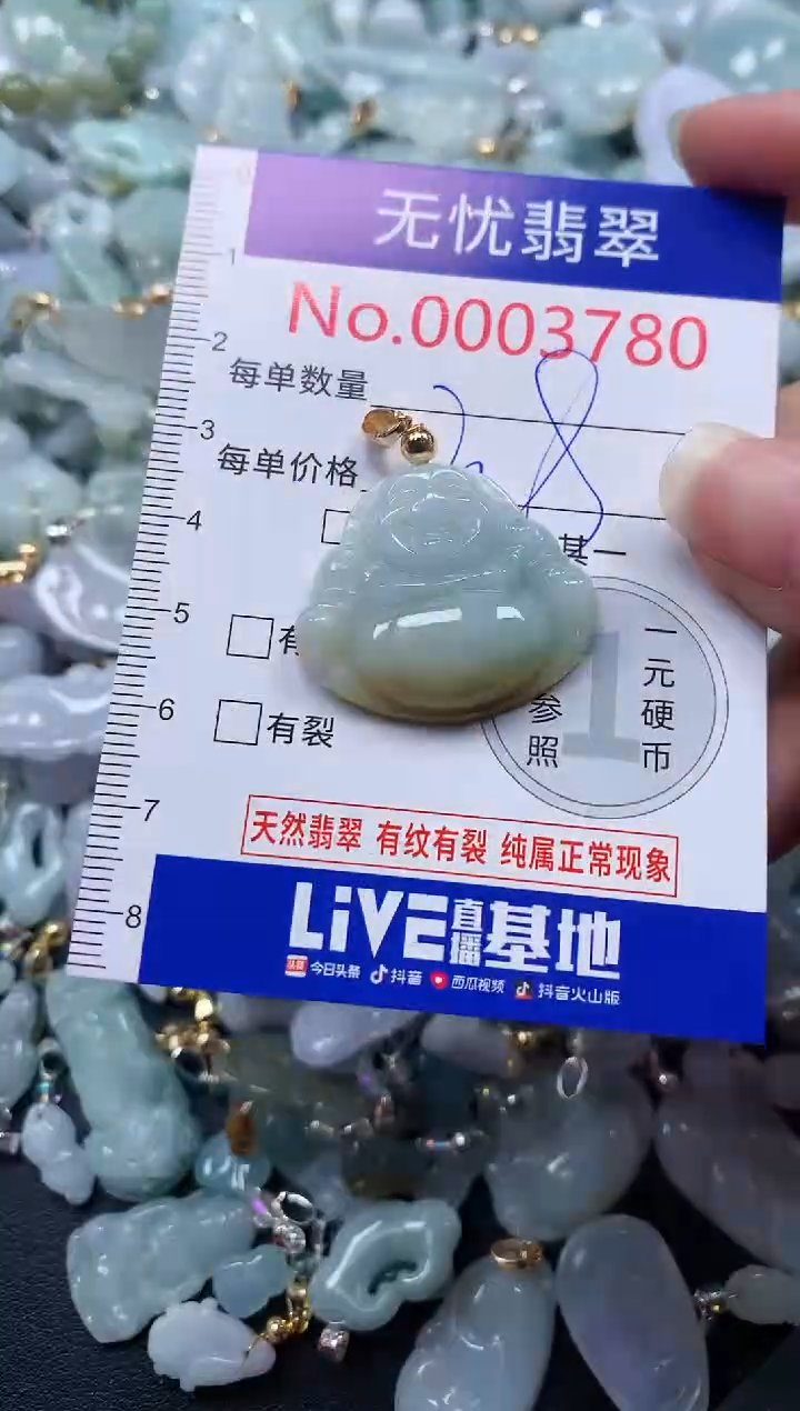 颈饰未镶嵌翡翠3780