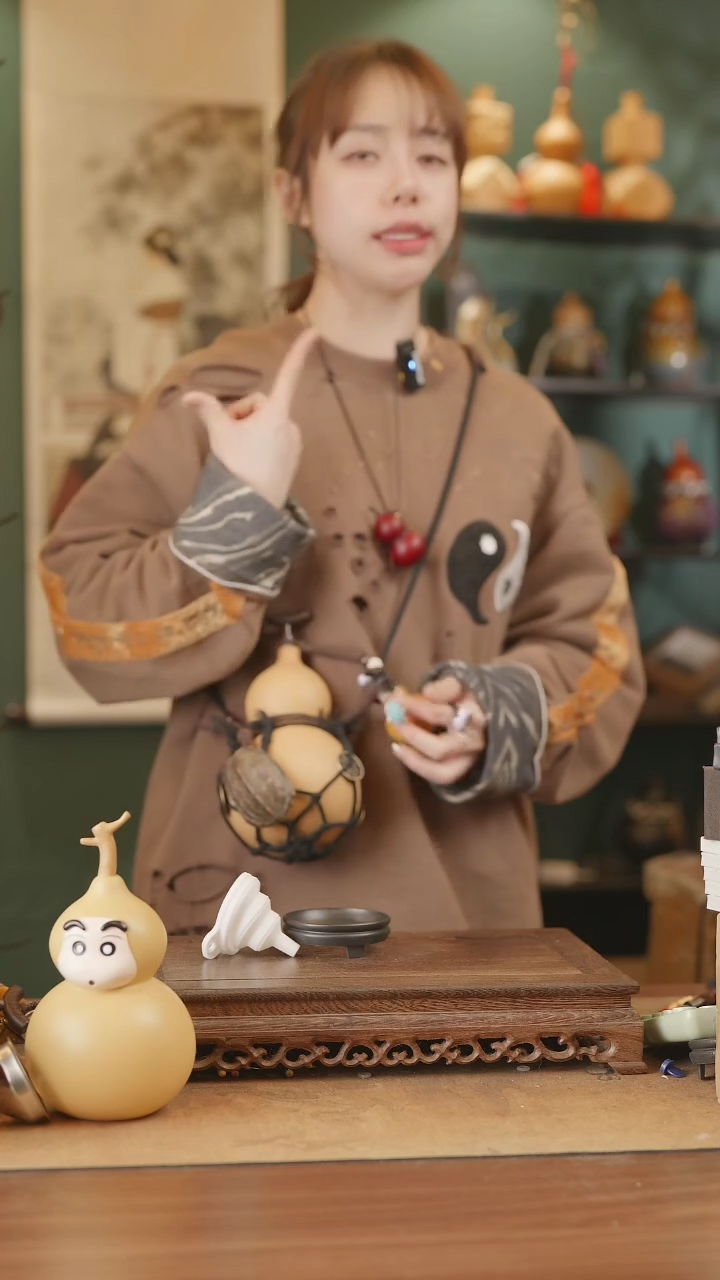 【闪购商品】351号精品天然大漆工艺防渗内胆酒葫芦~