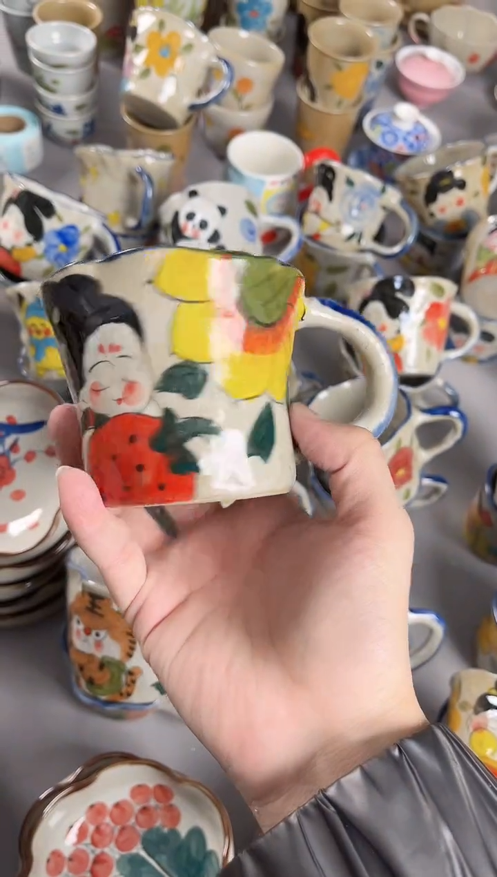 【闪购商品】瓷片景德镇手绘高温釉下彩陶瓷