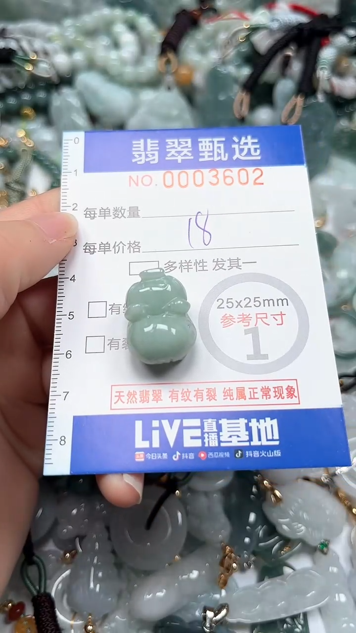 【闪购商品】翡翠颈饰未镶嵌00..3602