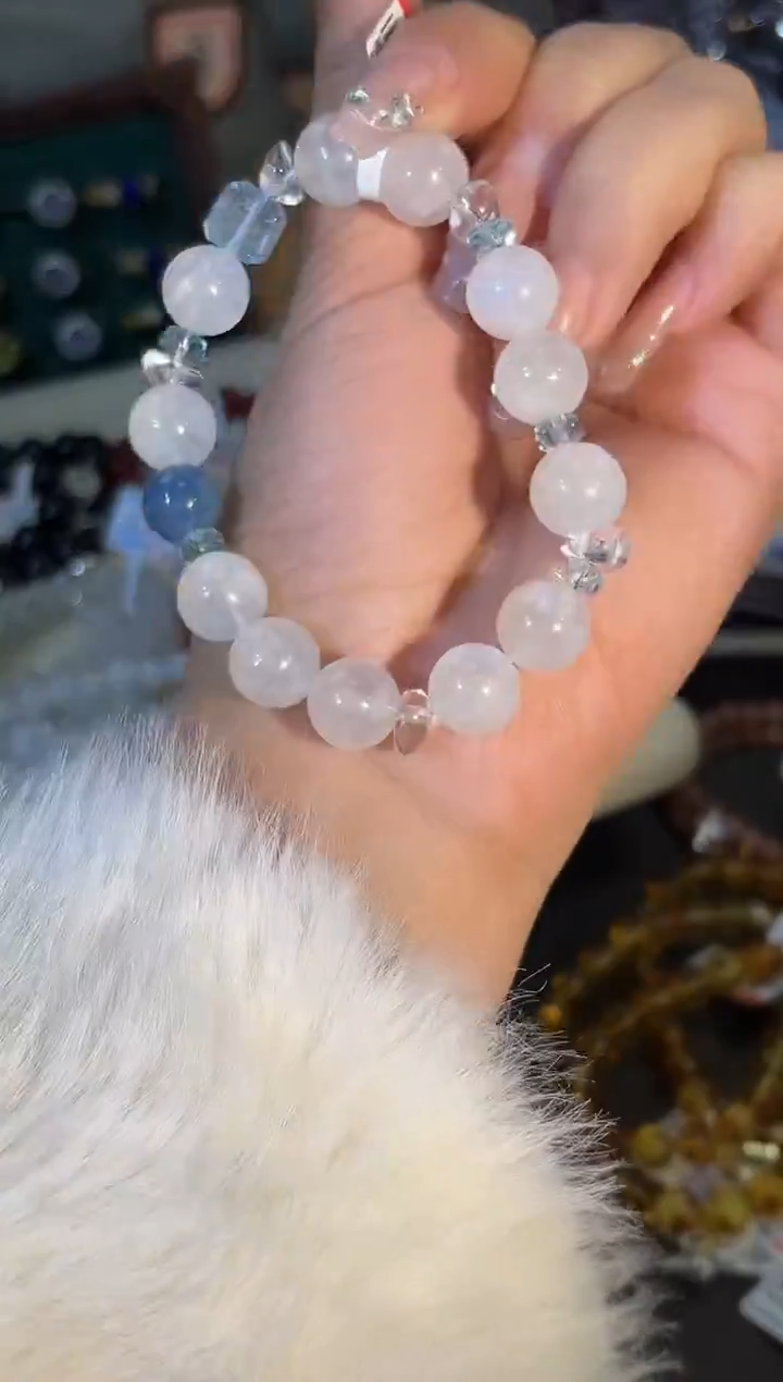 未镶嵌手串月光石k336多样性发货一件