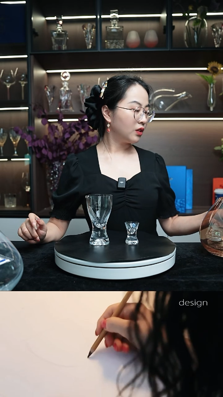 水晶宽口款12杯12壶