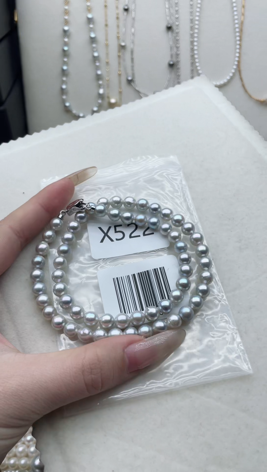 【闪购商品】海水珍珠项链银S925镶嵌X522