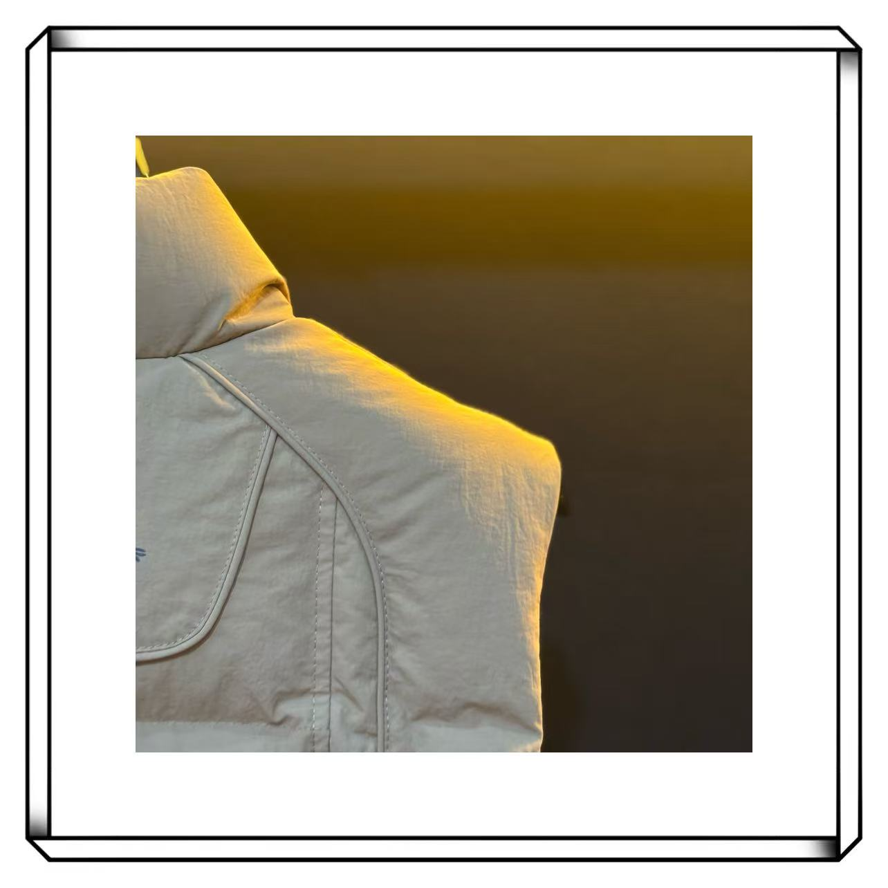 【羽绒马甲】甲骨文纹理 科技锁温   男女同款 紧要-XU1296