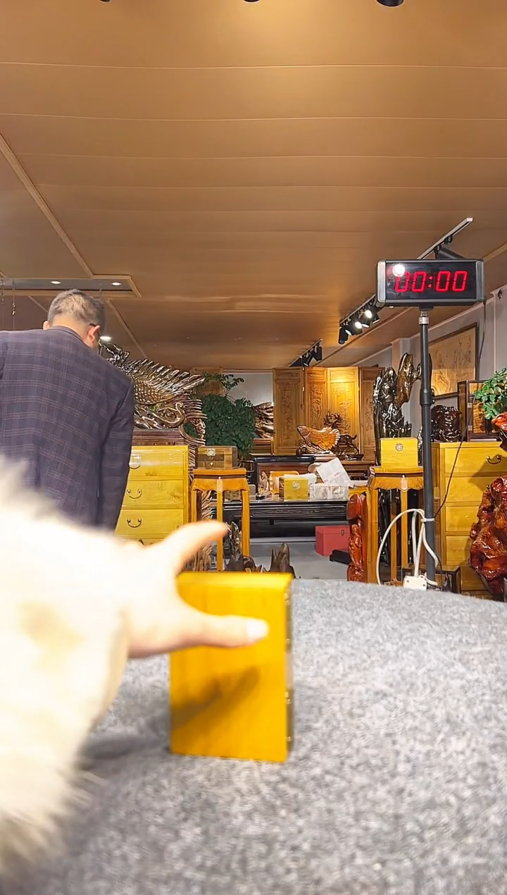 金丝楠木雕款林*夜金丝楠木